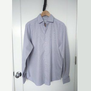 Armani Light Blue-Gray Dress Shirt (15.5 Neck)